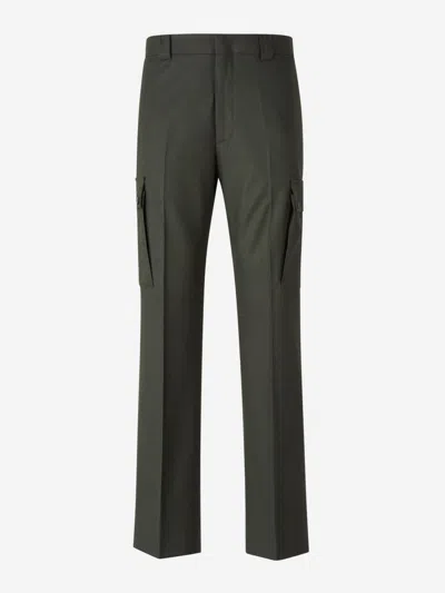 BERWICH BERWICH WOOL CARGO TROUSERS