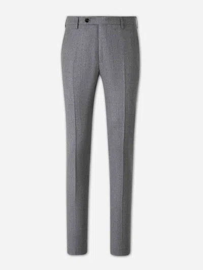 Berwich Wool Dress Trousers In Gray