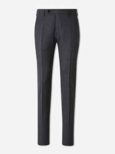 Berwich Wool Dress Trousers In Gray