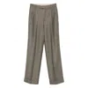 Berwich Wool Pants In Gray