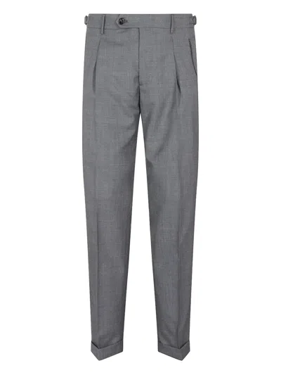 Berwich Pant Fibbia Lat 1pinces Frescolana Barberis In Gray