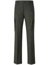 Berwich Wool Trousers In Green