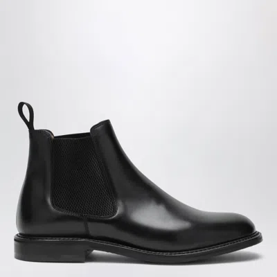 Berwick 1707 Black Leather Chelsea Boots