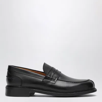 Berwick 1707 Black Leather Loafers
