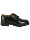 Berwick 1707 Man Lace-up Shoes Black Size 12 Leather In Black