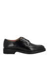Berwick 1707 Man Lace-up Shoes Black Size 12 Leather In Black