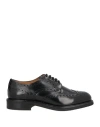 Berwick 1707 Man Lace-up Shoes Black Size 9.5 Leather