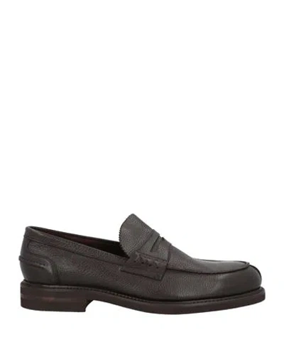 Berwick 1707 Man Loafers Dark Brown Size 13 Leather