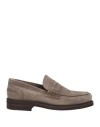 Berwick 1707 Man Loafers Grey Size 8.5 Leather