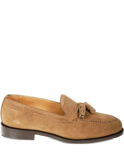 Berwick Shoes Tassel-detail Loafers In Brown