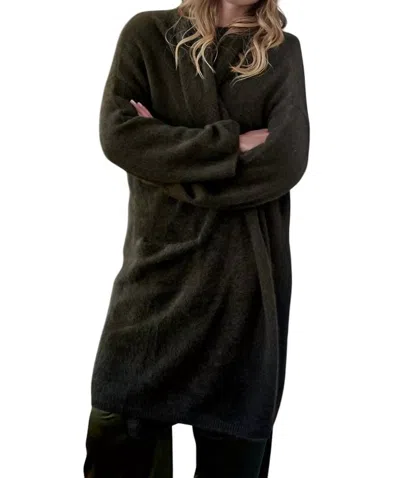 Beryll Cashmere Beanie - Unisex In Kelp Green In Multi