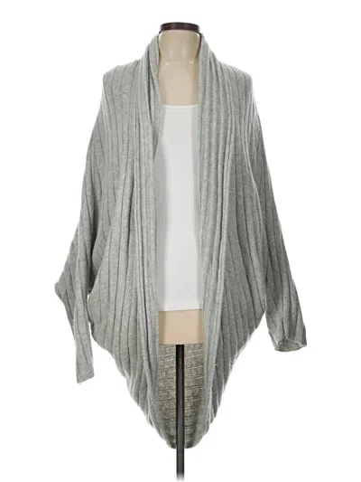 Pre-owned Beryll Cashmere Cardigan Sweater In Gray