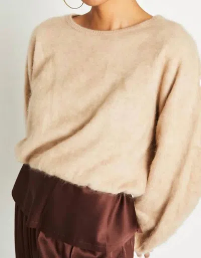 Beryll Stevie Cashmere Sweater In Latte In Multi