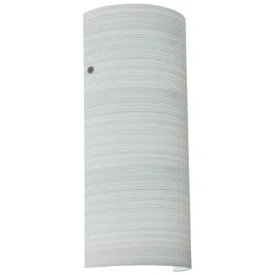 Besa 13.75"h 6.12"w Torre Wall Sconce Sn/ - Made To Order In White