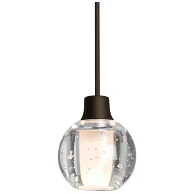 Besa Boca 3 Pendant 3.15 Wide Bronze Finish - Made To Order In Gray