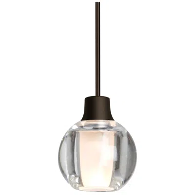Besa Boca 3 Pendant 3.15 Wide Satin Nickel Finish - Made To Order In Gray