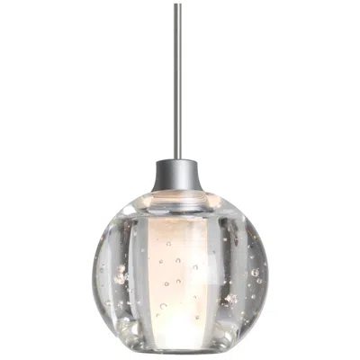 Besa Boca 4 3/4" Wide Satin Nickel Mini Pendant - Made To Order