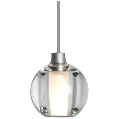 Besa Boca 5 Pendant 4.5 Wide Cream Finish