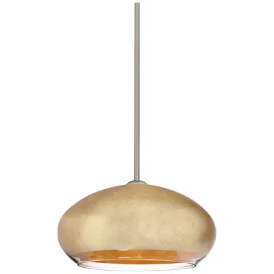 Besa Brio 13 3/4" Wide Gold Foil Pendant