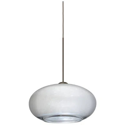 Besa Brio 7 Pendant 6.75 Wide Satin Nickel Finish - Made To Order In Multi