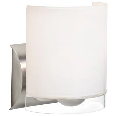Besa Celtic 7 1/2"h Opal/clear/satin Nickel 1-light Sconce Made To Order In Multi