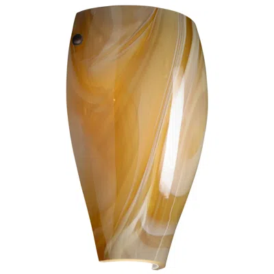 Besa Chelsea 11" High Honey/bronze Led Wall Light - Made To Order In Brown