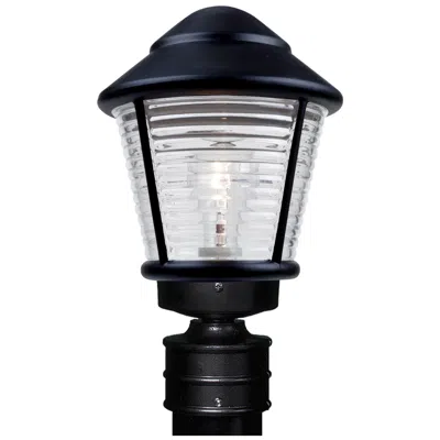 Besa Costaluz 3100 Series 14" High Black Outdoor Post Light