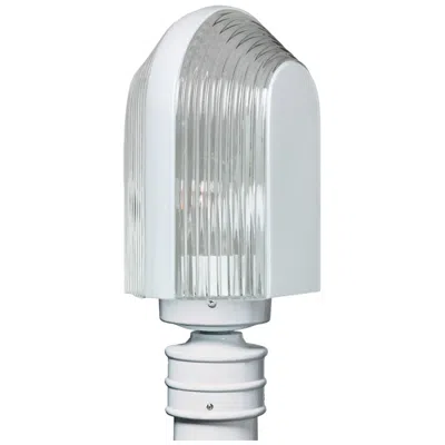 Besa Costaluz 3139 Series 14" High White Outdoor Post Light