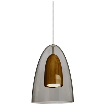 Besa Dano Pendant 9 Wide Satin Nickel Finish - Made To Order