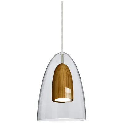 Besa Dano Pendant 9 Wide Satin Nickel Finish - Made To Order