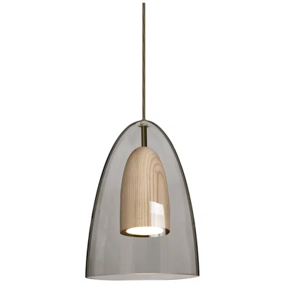 Besa Dano Pendant 9 Wide Satin Nickel Finish - Made To Order In Multi
