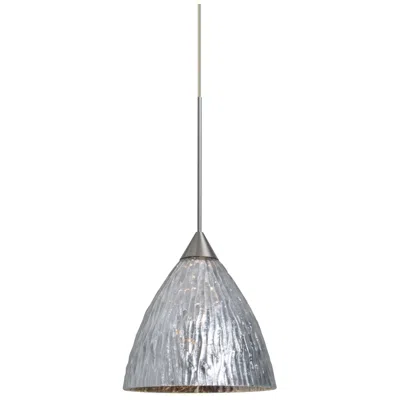 Besa Eve Pendant 5 Wide Bronze Finish - Made To Order In Silver