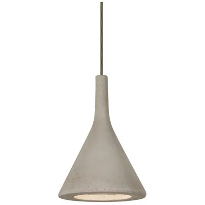 Besa Gala Pendant 6.75 Wide Satin Nickel Finish In Brown