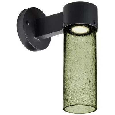 Besa Juni 10" Moss Bubble/black Led Outd