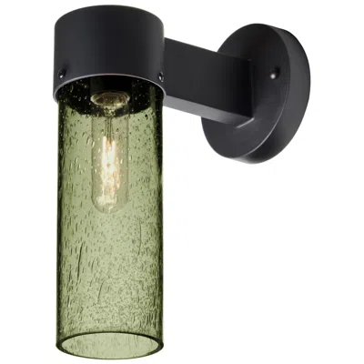 Besa , Juni 10 Outdoor Sconce, Moss Bubble, Black Finish, 1x60w Medium Base