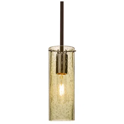 Besa Juni 10 Pendant 3.5 Wide Satin Nickel Finish - Made To Order In Orange
