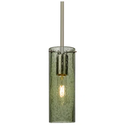 Besa Juni 10 Pendant 3.5 Wide Satin Nickel Finish - Made To Order