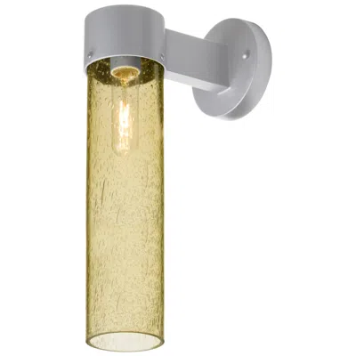 Besa , Juni 16 Outdoor Sconce, Gold Bubble, Silver Finish, 1x60w Medium Base