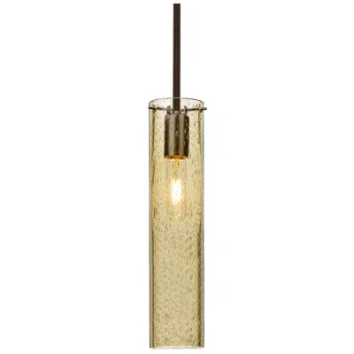 Besa Juni 16 Pendant 3.5 Wide Bronze Finish In Gold