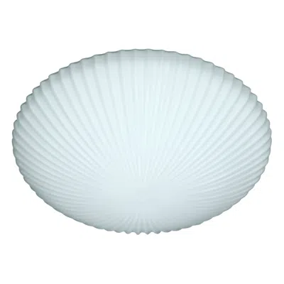 Besa Katie 10 1/2" Wide Opal Matte Ceiling Light - Made To Order In Blue