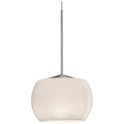 Besa Keno Pendant 4.25 Wide White Finish - Made To Order In Gray