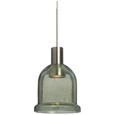 Besa Kiba Pendant 3.5 Wide Satin Nickel Finish - Made To Order In Black