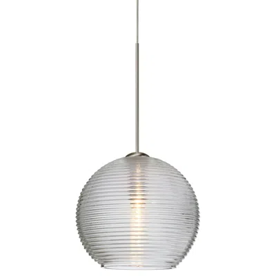 Besa Kristall 6" Wide Clear Pendant - Made To Order