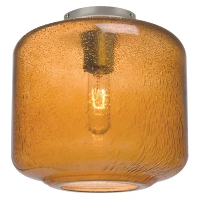 Besa Niles 10 Ceiling Amber Bubble - Made To Order In Yellow