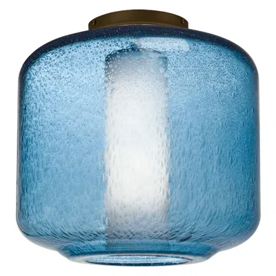 Besa Niles 10 Ceiling Blue Bubble/opal - Made To Order