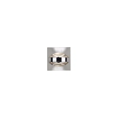 Besa Optos 3 1/2" Wide Chrome Clear Glass Wall Sconce - Made To Order
