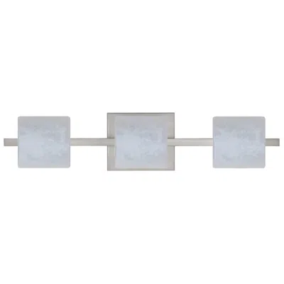 Besa Paolo 22 1/2" Wide Carrera/satin Nickel 3-light Vanity Light