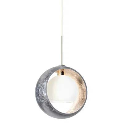 Besa Pogo Collection 6 1/4" Wide Silver Mini Pendant - Made To Order