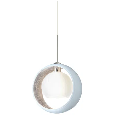 Besa Pogo Pendant 6.25 Wide Gray Finish - Made To Order