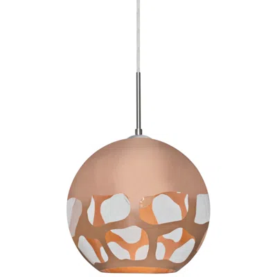 Besa Rocky 10" Wide Satin Nickel Mini Pendant - Made To Order